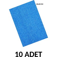 Ticon 10 Adet A4  Simli  Eva 20X30CM  Mavi