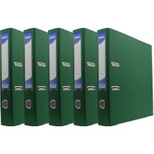 Noki Dar Plastik Klasör (56412-160) Yeşil 5 Li Paket