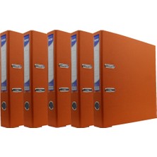 Noki Dar Plastik Klasör (56412-040) Turuncu 5 Li Paket