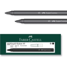 Faber-Castell Siyah Keçeli Kalem 10 Adet Yüksek Kalite Yazım Deneyimi
