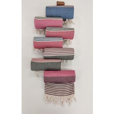 Ete Hometex Etehometex Çavuş Peştemal Pembe-Bordo 8696474231209