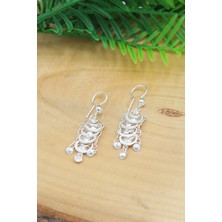 Midyat Nurtaş Gümüş Sallantılı Pullu Model Telkari Kadın Gümüş Küpe 201022162