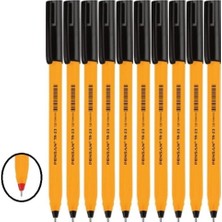 Pensan 10'lu Üçgen Tükenmez Kalem Seti Karışık Renkler ve Standart Ölçülerle Ergonomik