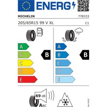 Michelin 205/65 R15 99V Xl Tl Crossclimate+ 4 Mevsim Oto Lastiği ( Üretim Yılı: 2023 )