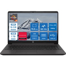 HP 255 G8 Ryzen 5 5500U 16 GB 1 TB SSD Freedos 15.6" FHD Taşınabilir Bilgisayar 7N4W6AA19