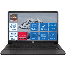 HP 255 G8 Ryzen 5 5500U 16 GB 512 GB SSD Freedos 15.6" FHD Taşınabilir Bilgisayar 7N4W6AA16