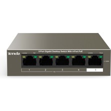 Tenda TEG1105P-4-63W 5-Port Gigabit Desktop Switch With 4-Port Poe