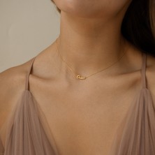 Nida Jewelry 925 Ayar Gümüş Isim Kolye