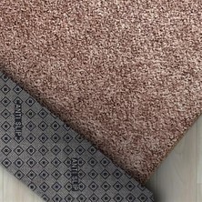 Carpettex Modern Düz Kırçıllı Rose Beyaz Halı Kaymaz Taban Yıkanabilir