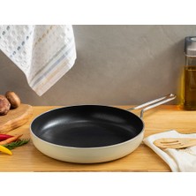 English Home Excellence Alüminyum Non-Stick Tava 26 cm Krem