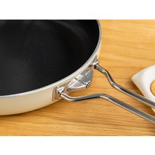 English Home Excellence Alüminyum Non-Stick Tava 26 cm Krem