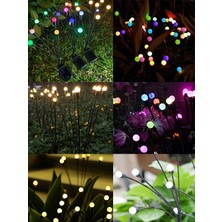2li Paket & 6 Top LED Güneş Enerjili Solar Dekoratif Bahçe Aydınlatma Bahçe Süsü