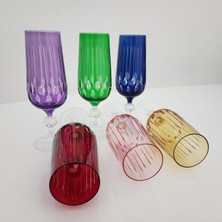Bohemia Leonarte Casa Menşeli Bohemia Estan 180ml Kristal 6'Lı Bardak Kadeh Takımı