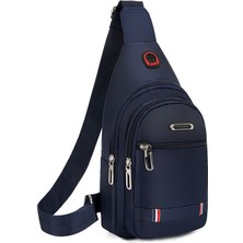 Go Biz Erkek Çantası, Açık Seyahat Omuz Çantası, Moda Erkek Küçük Göğüs Çantası, Polyester Crossbody Çanta, Rahat Küçük Sırt Çantası (Yurt Dışından)