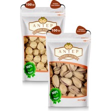 Antep Çarşı Pazar Ana Çıtlak Siirt Fıstığı 100 gr - Çifte Kavrulmuş Fındık 100 gr