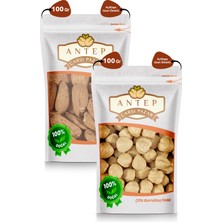 Antep Çarşı Pazar Kavrulmuş Yerli Badem 100 gr - Çifte Kavrulmuş Fındık 100 gr