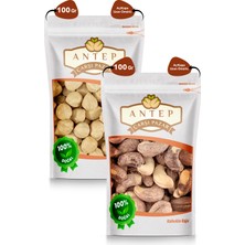 Antep Çarşı Pazar Çifte Kavrulmuş Fındık 100 gr - Kabuklu Kaju 100 gr