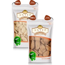 Antep Çarşı Pazar Kavrulmuş Yerli Badem 250 gr - Çifte Kavrulmuş Tuzlu Kabak Çekirdeği 250 gr