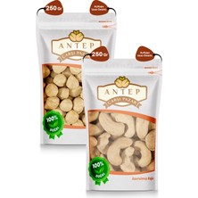 Antep Çarşı Pazar Çifte Kavrulmuş Fındık 250 gr - Kavrulmuş Jumbo Kaju 250 gr