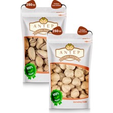 Antep Çarşı Pazar Kavrulmuş Fındık 250 gr - Ana Çıtlak Siirt Fıstığı 250 gr