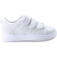 Cool Arel Beyaz Cırtlı Hafif Kız Çocuk Sneakers Spor Ayakkabı