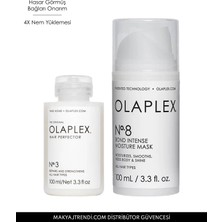 OLAPLEX Bond Treatment Duo - Bağ &yoğun Onarıcı & Nemlendirici Bakım Seti