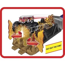 Hot Wheels Monster Trucks Fire Through Hero GYL09-GYL12 Lisanslı Ürün