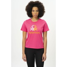 Benetton BNT-W20393-23Y Kadın T-Shirt