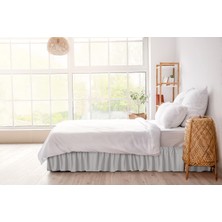 Karsu Home Karsuhome Baza Fırfırı / Baza Eteği Çift Kişilik