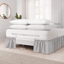Karsu Home Karsuhome Baza Fırfırı / Baza Eteği Çift Kişilik
