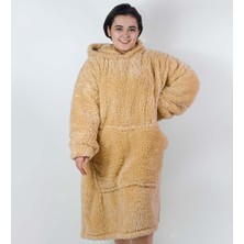 Harika Peluş Fabrikası Welsoft Peluş Polar Giyilebilir Battaniye Pijama