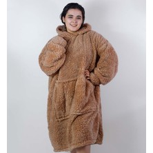 Harika Peluş Fabrikası Welsoft Peluş Polar Giyilebilir Battaniye Pijama