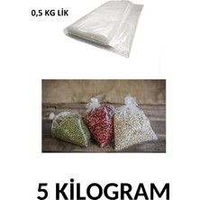 Arma Naksan 0,5 kg Lik Şeffaf Naylon Torba Bakliyat  Poşeti 15CM x 30CM- 5 kg