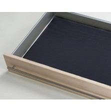 36 Cm X 1 Metre Siyah Kabartma Nokta Desenli Çekmece Içi Kaydırmaz Halı , Çekmece Halısı, raf örtüsü