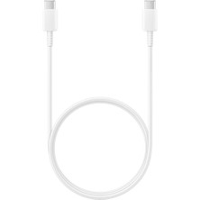 HANPORIUM Samsung Galaxy S20 Ultra Uyumlu Type-C To Type-C Super Hızlı Şarj Kablosu 1 Metre 5.0 Amper - İthalatçı Garantili