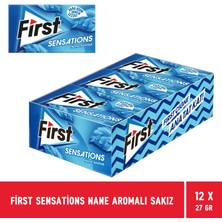 First Sensations Nane Aromalı Sakız 27 gr - 12 Adet