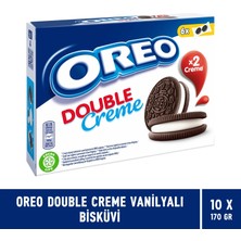 Oreo Double Krema Vanilyalı Bisküvi 170 gr - 10 Adet