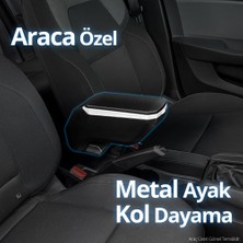 Modifiyecim Dacia Logan Mcv Kol Dayama Kolçak Çelik Ayaklı Abs Gri 2004-2012 A+Kalite