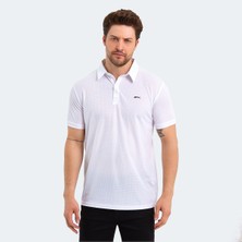 Slazenger SLOAN Erkek Polo Yaka Beyaz Tişört