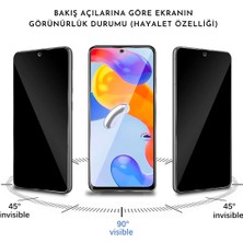 Wowacs Samsung Galaxy A54 5g Uyumlu Privacy Hayalet Gizli Tam Kaplayan Ekran Koruyucu