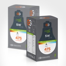 Günsan Elektrik 10'lu LED Ampul 5W Gün Işığı E27 (4000K 220-240V)