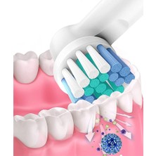 Noyiska Oral B Uyumlu Şarjlı Diş Fırçaları Uyumlu 12 Adet Muadil Yedek Başlık Ağız Bakım Yedek Fırça Başlık