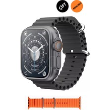 Prepare Watch 8 Ultra Plus Çift Kordon Sesli Asistan Nfc Bt Arama Özellikli Ios Android Uyumlu Akıllı Saat