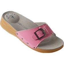 Footflex Pembe Epin Kadın Ortopedik Terlik MBS409