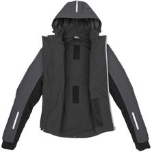 Spidi Hoodie H2OUT Iı Ceket Siyah Kırmızı