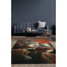 Homshtag Kadeh Sanatı Dokuma Tabanlı Yıkanabilir Dekoratif Halı