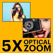 Kodak Pıxpro Friendly Zoom FZ55-BL 16MP Dijital Kamera 5x Optik Zoom 28 mm Geniş Açı Siyah