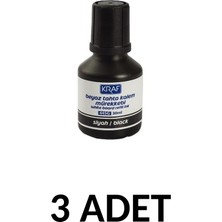 Kraf 3 Adet 30ML  Siyah Tahta Kalemi Mürekkebi