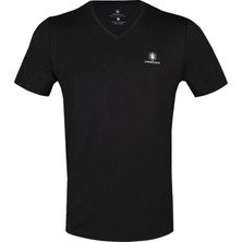 Lumberjack 3m M-CT111 Bsc V Nk Erkek Günlük Tişört 101349588 Siyah