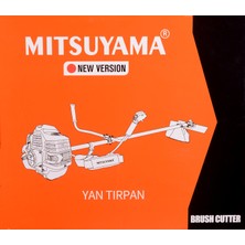 Mitsuyama Japon Benzinli Yan Tırpan + Toprak Çapalama Aparatı 5.7hp